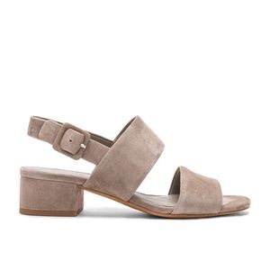 Vince Woodsmoke Suede "Taye City" Sandals 5.5